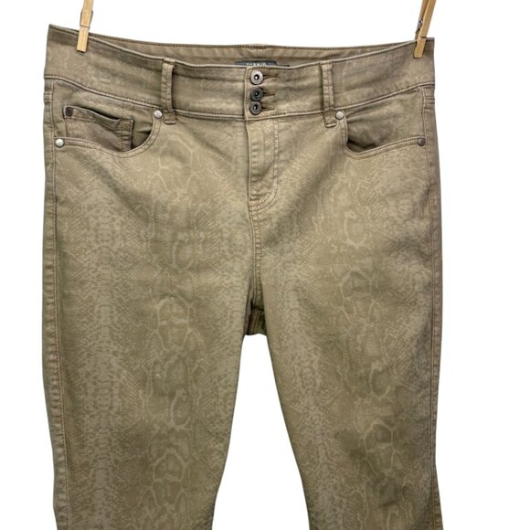 Torrid Womens Jegging Skinny Snake Print High Rise Jean Stretch Denim Plus 18R - Picture 4 of 11